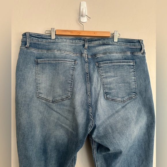 Kut from the Kloth Kelsey Fab Ab Ankle Flare Blue Jeans Size 22W Plus Size - Picture 7 of 11